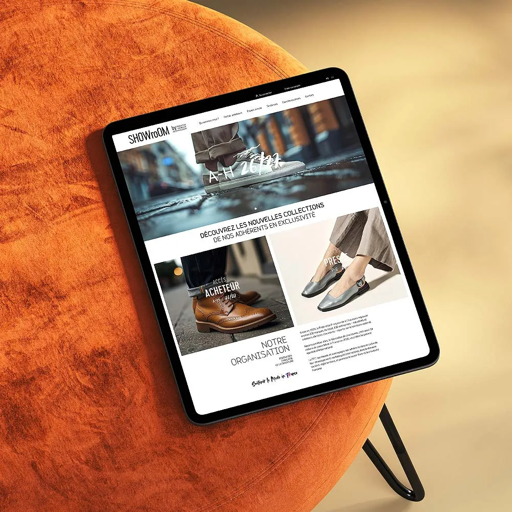 Page d'accueil Showroom FFC