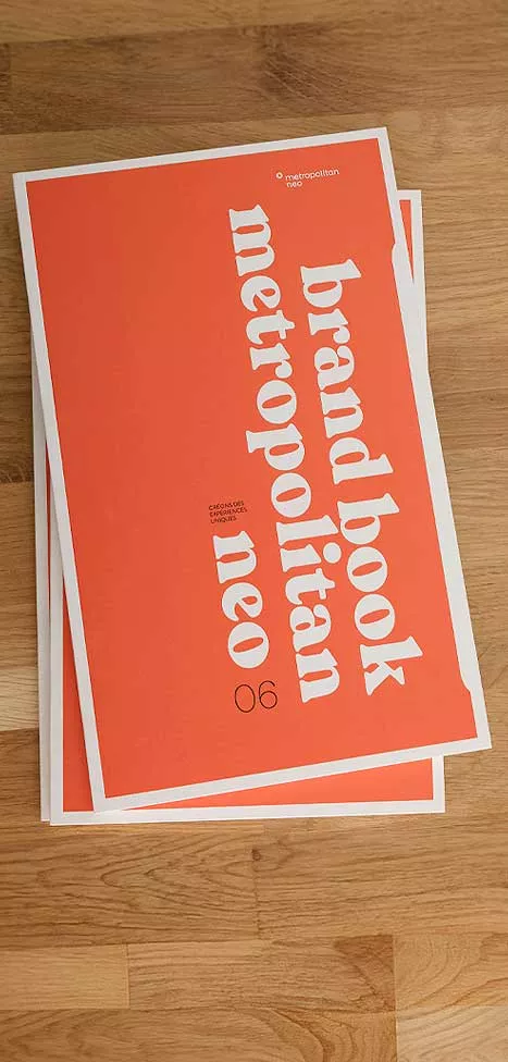 Brand book agence de communication Metropolitan Neo
